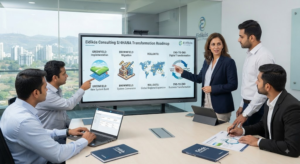 Indian office team planning an S/4HANA implementation